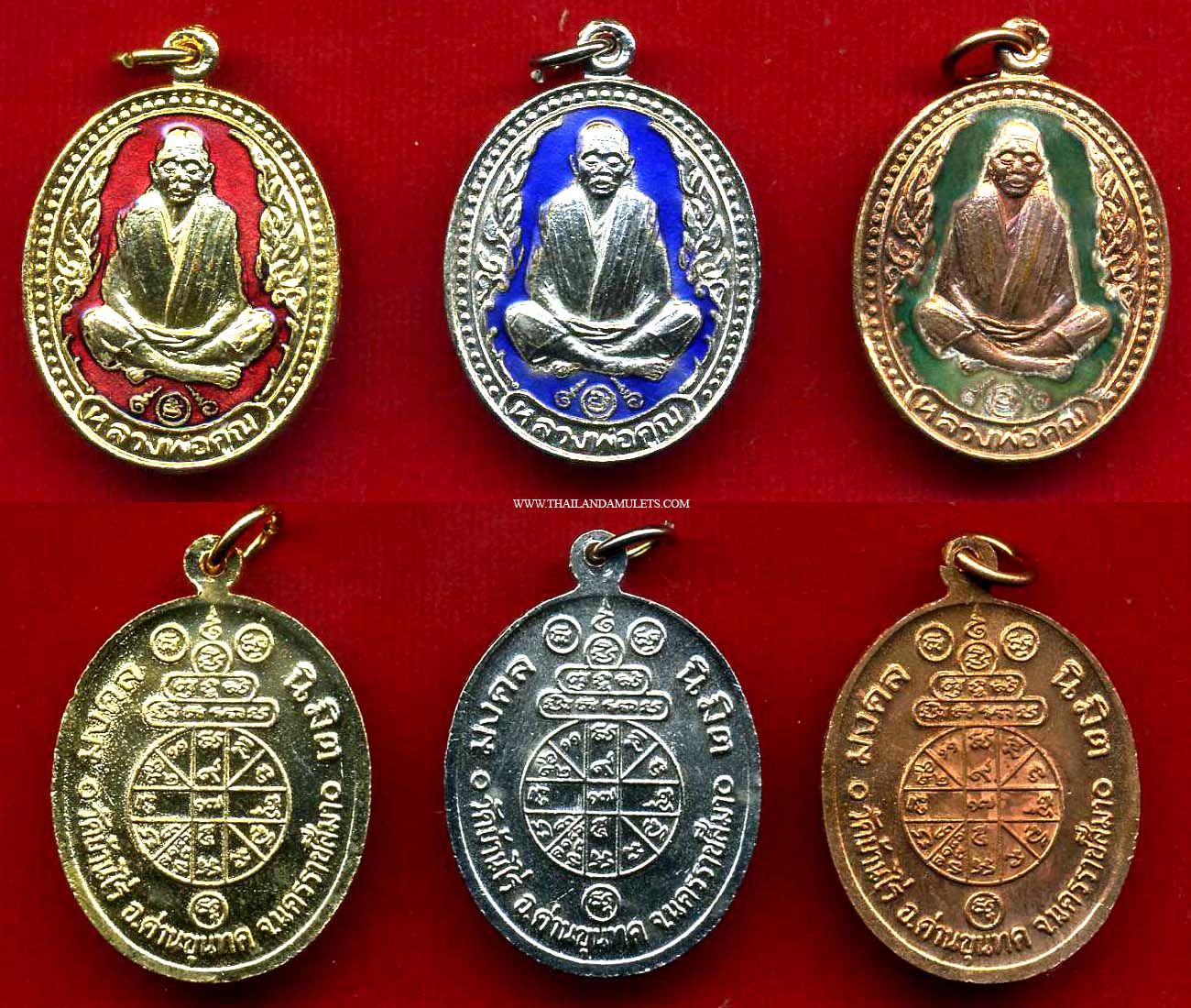 Thailand Amulets, LPKOON907, Luangpor Koon 3 Kings Blessing, Wat Banrai